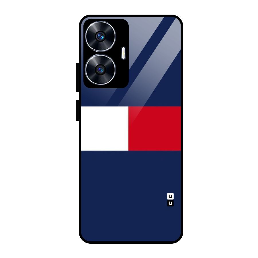 Bold Colours Glass Back Case for realme C55