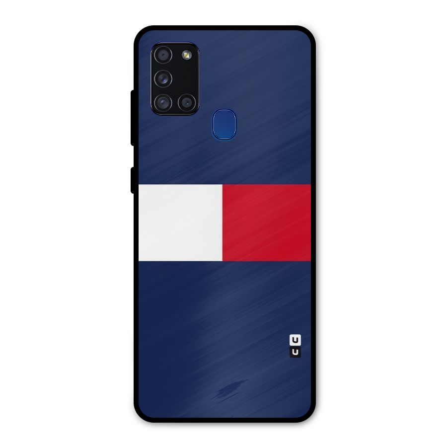 Bold Colours Metal Back Case for Galaxy A21s