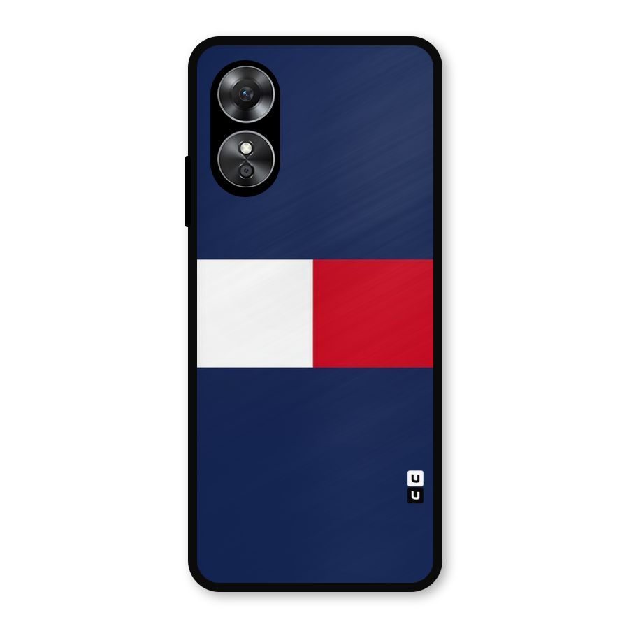 Bold Colours Metal Back Case for Oppo A17