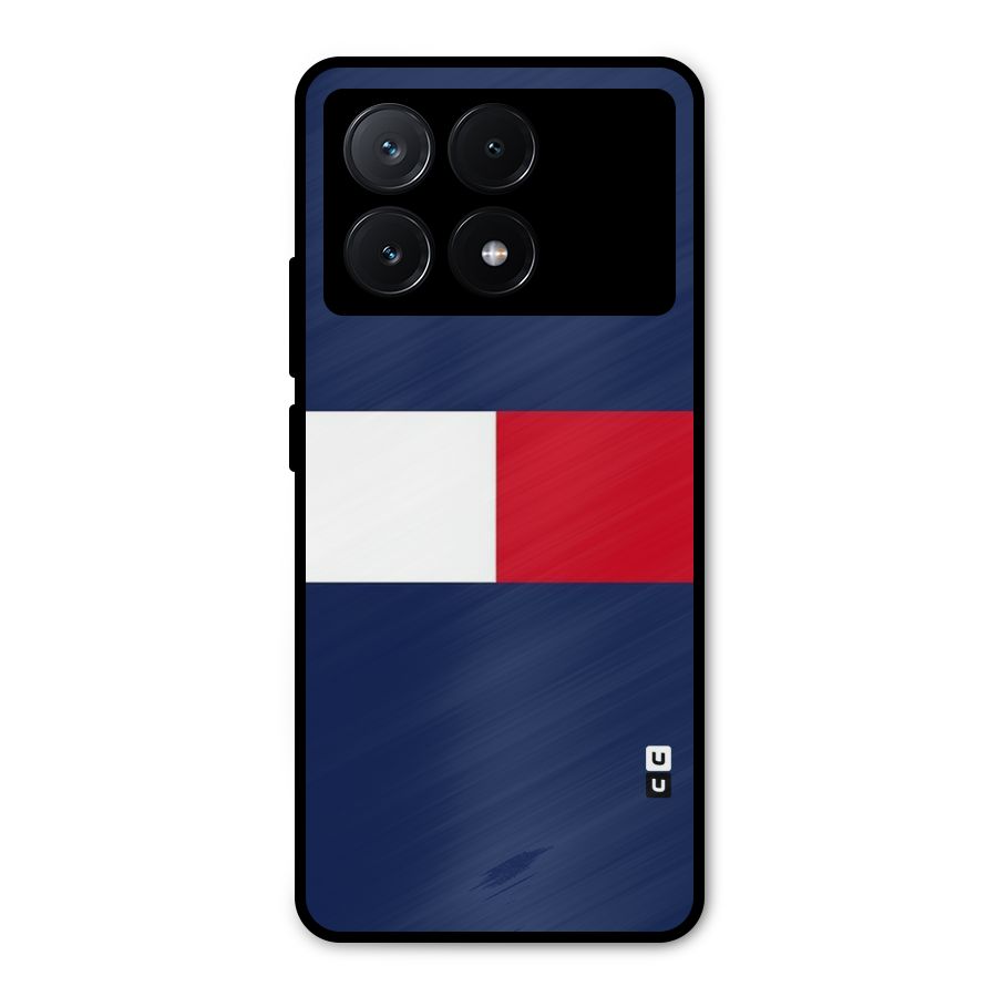 Bold Colours Metal Back Case for Poco X6 Pro