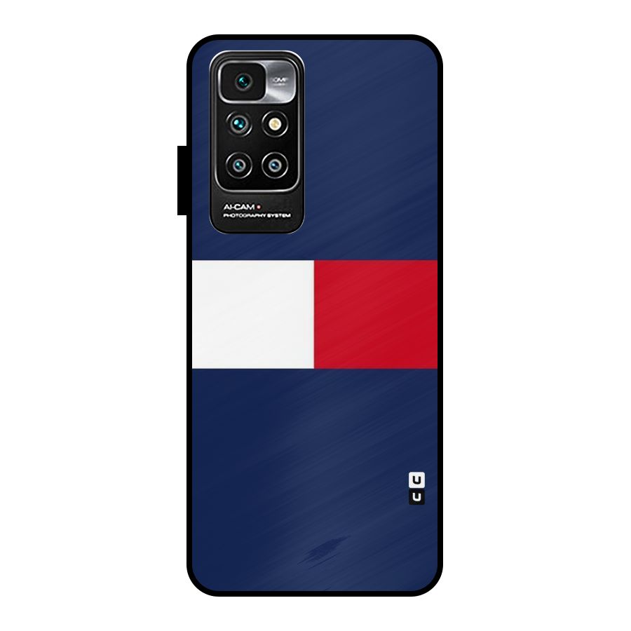Bold Colours Metal Back Case for Redmi 10 Prime