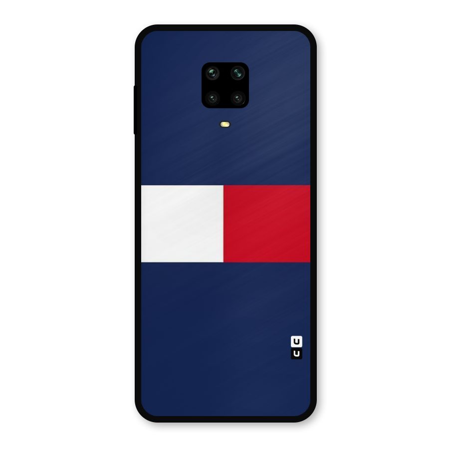 Bold Colours Metal Back Case for Redmi Note 9 Pro Max