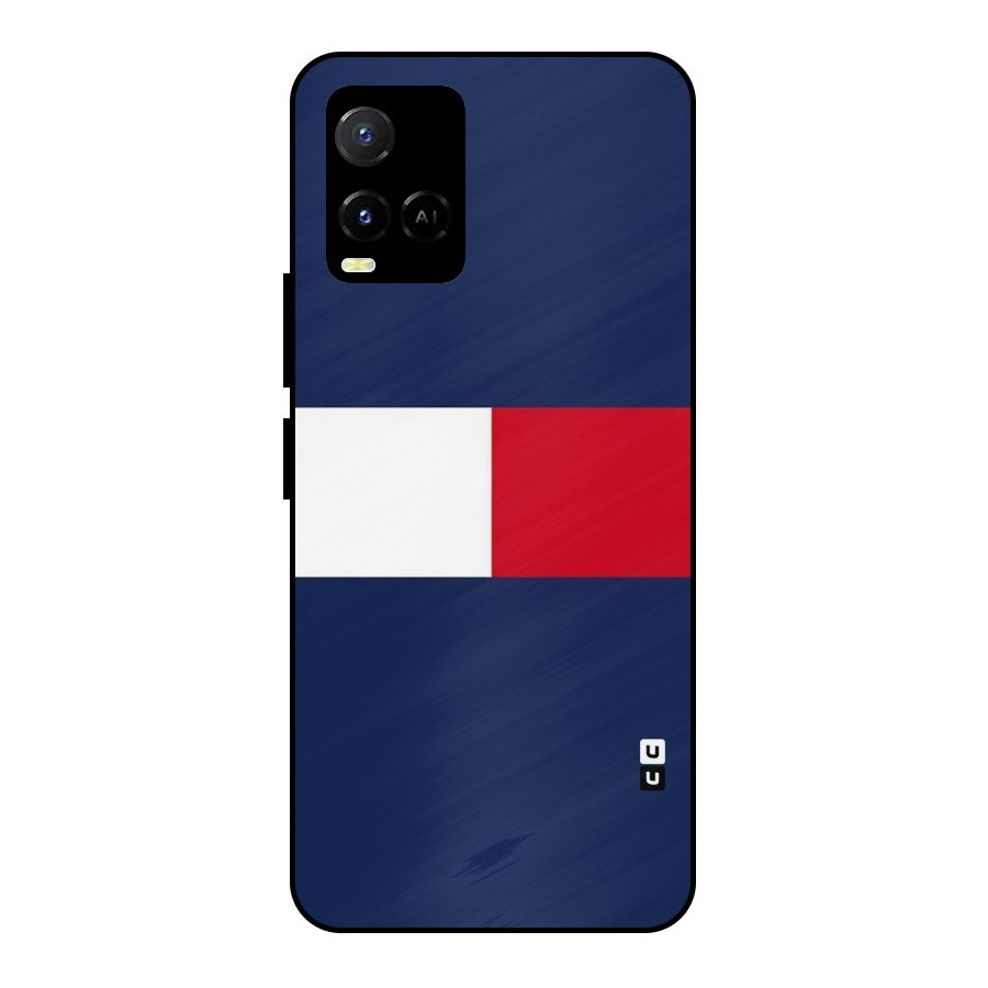Bold Colours Metal Back Case for Vivo Y21T