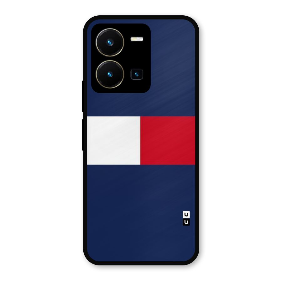 Bold Colours Metal Back Case for Vivo Y35