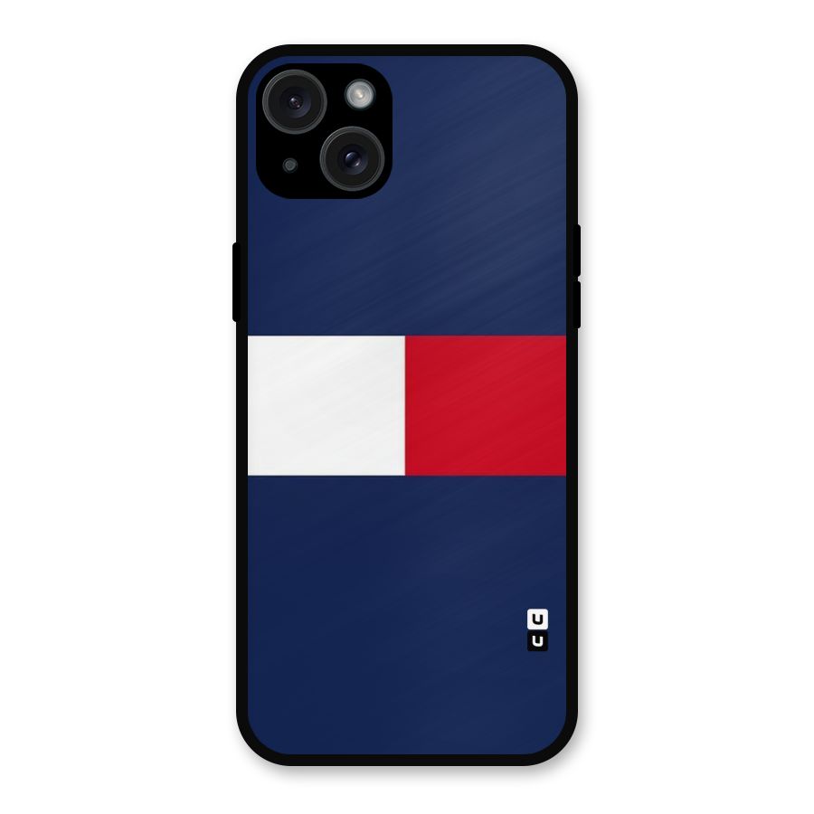 Bold Colours Metal Back Case for iPhone 15 Plus