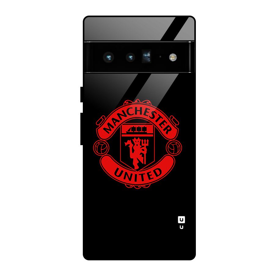 Bold Mancheter United Glass Back Case for Google Pixel 6 Pro