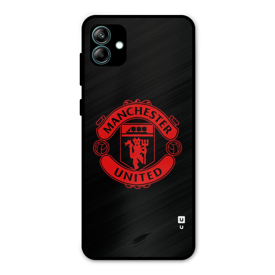 Bold Mancheter United Metal Back Case for Galaxy A04