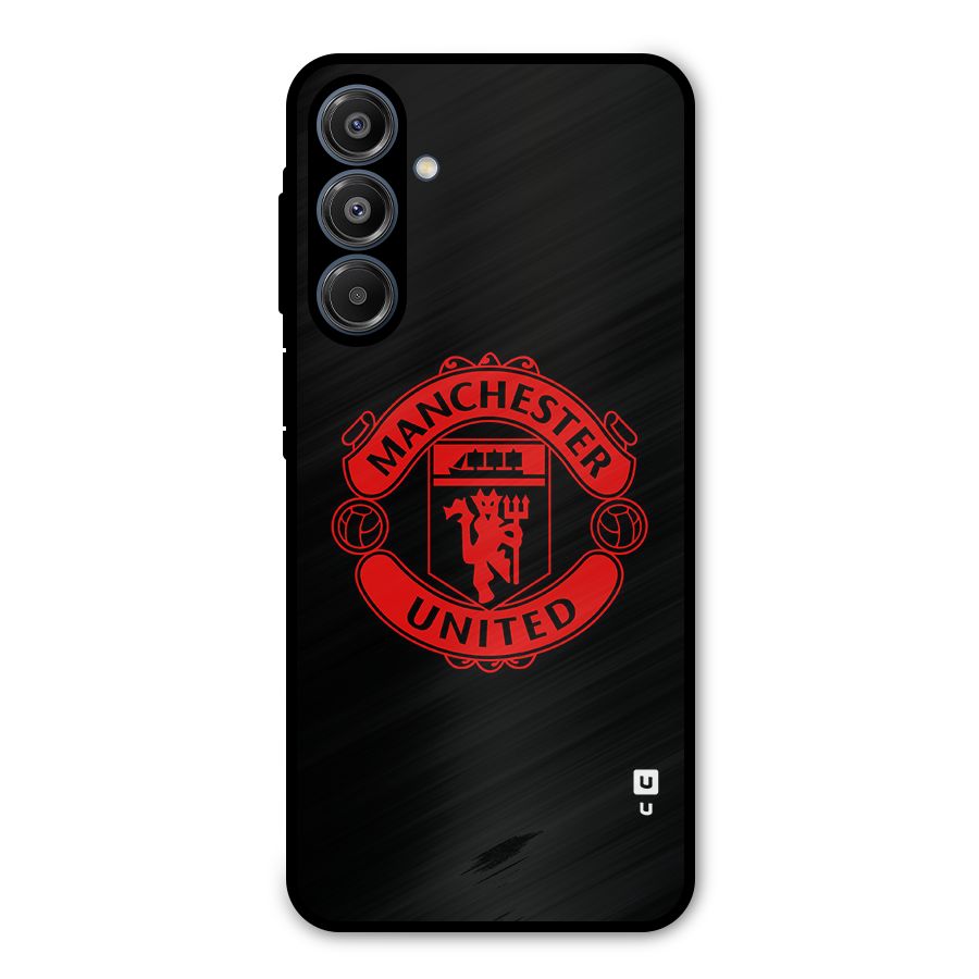 Bold Mancheter United Metal Back Case for Galaxy A16 5G