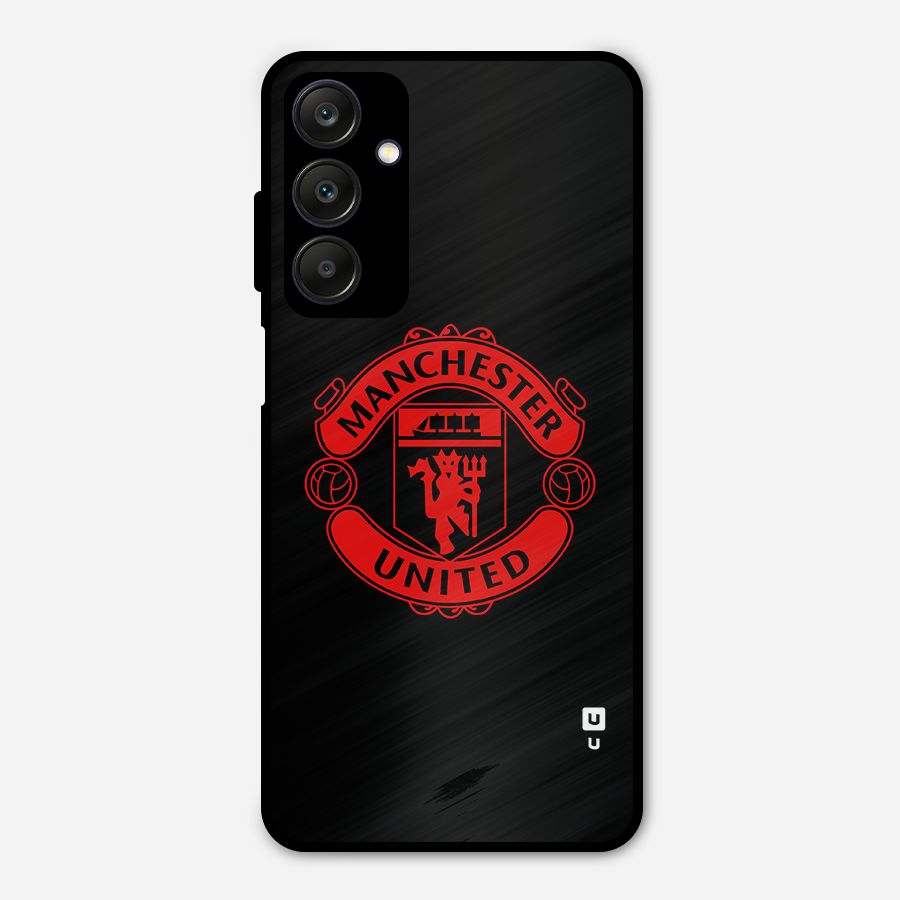 Bold Mancheter United Metal Back Case for Galaxy A25 5G