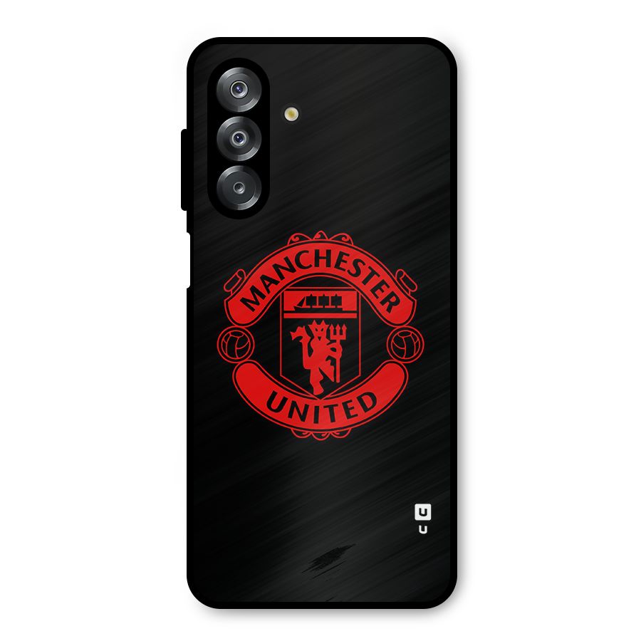 Bold Mancheter United Metal Back Case for Galaxy A26