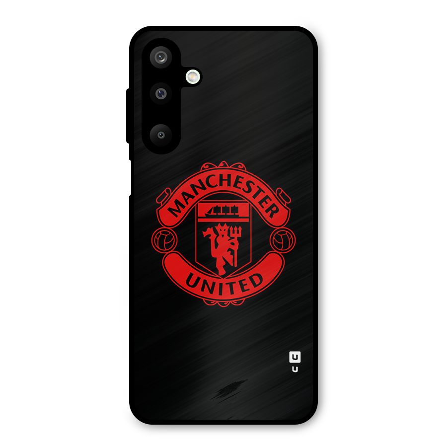 Bold Mancheter United Metal Back Case for Galaxy M16