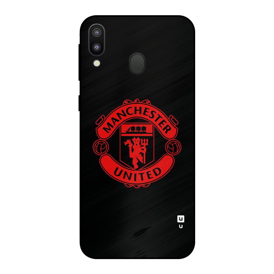 Bold Mancheter United Metal Back Case for Galaxy M20