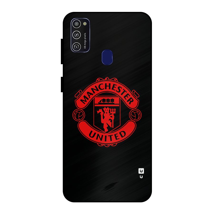 Bold Mancheter United Metal Back Case for Galaxy M30s