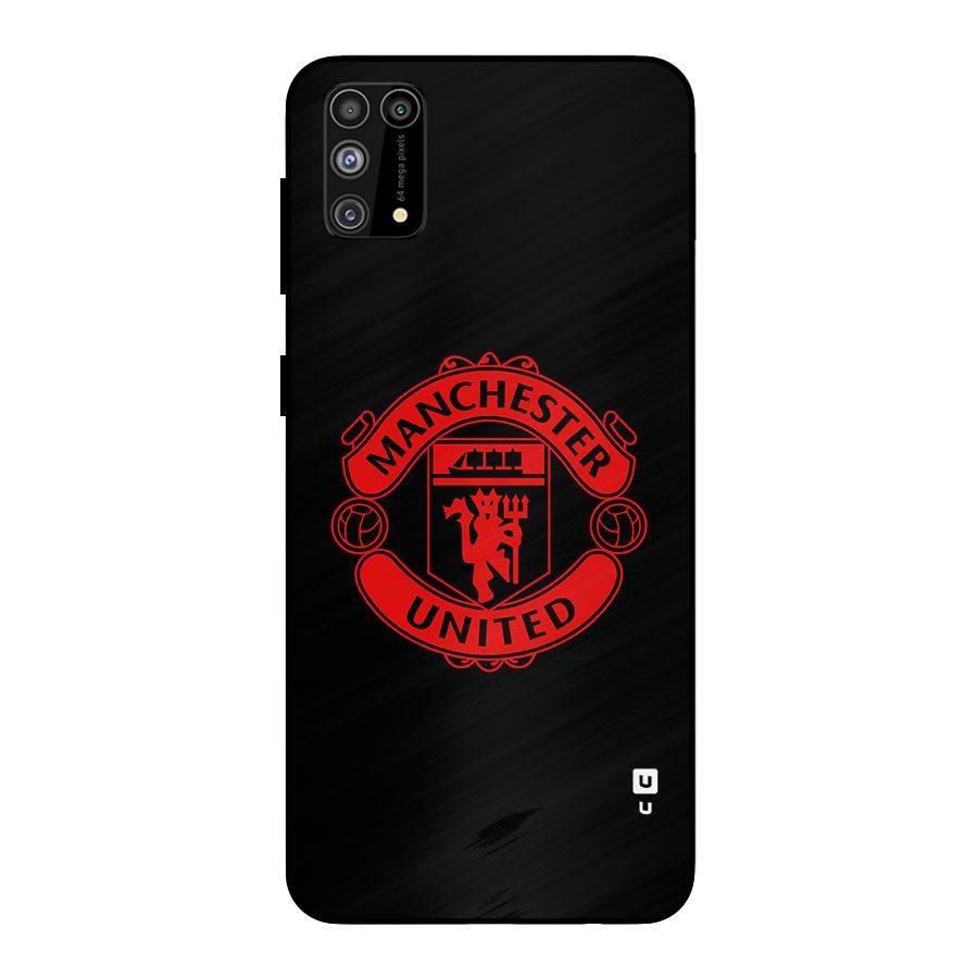 Bold Mancheter United Metal Back Case for Galaxy M31