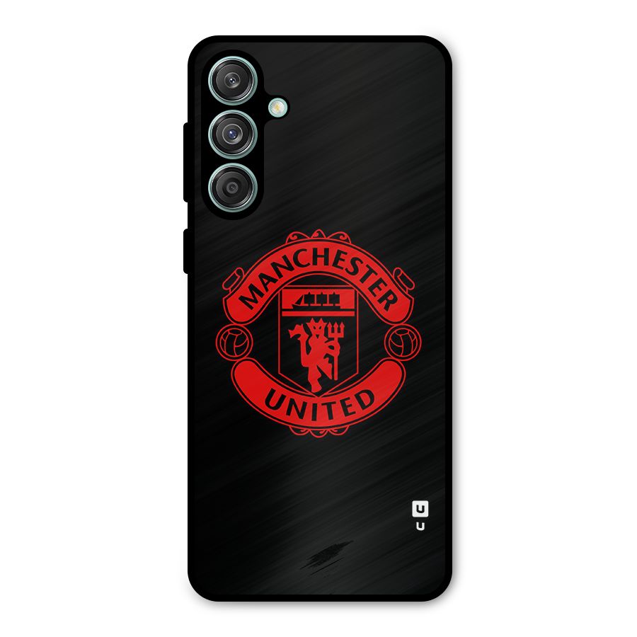 Bold Mancheter United Metal Back Case for Galaxy M55 5G