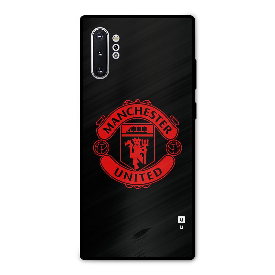 Bold Mancheter United Metal Back Case for Galaxy Note 10 Plus