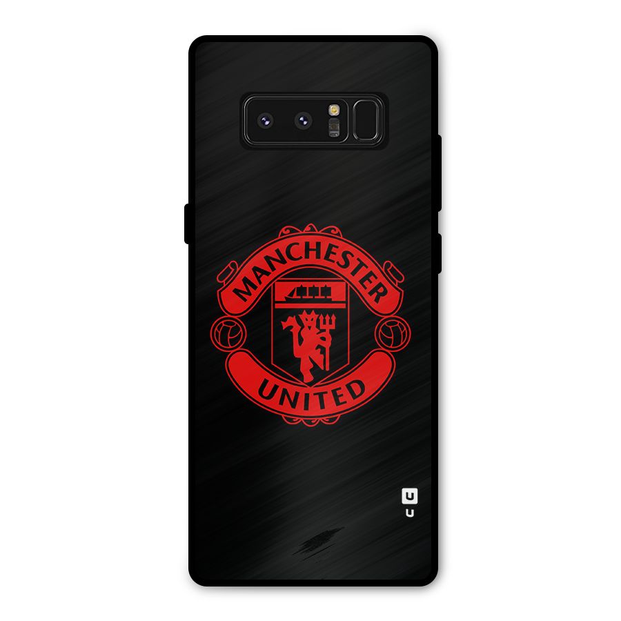 Bold Mancheter United Metal Back Case for Galaxy Note 8