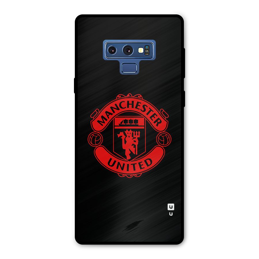 Bold Mancheter United Metal Back Case for Galaxy Note 9