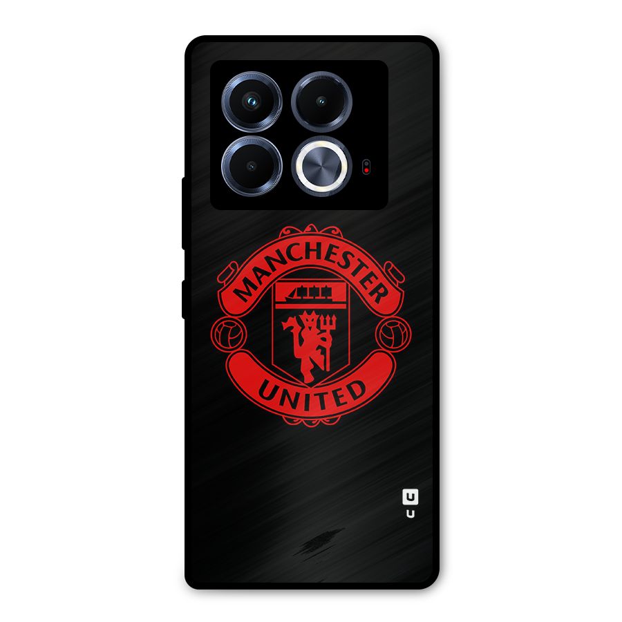 Bold Mancheter United Metal Back Case for Infinix Note 40 5G