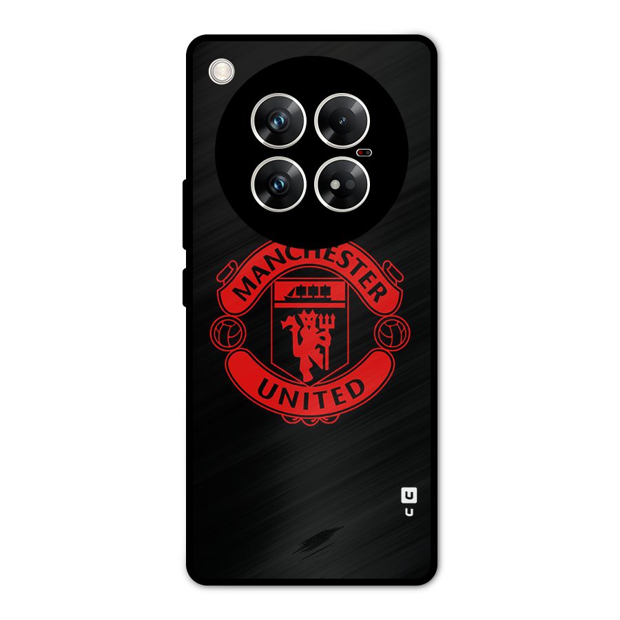 Bold Mancheter United Metal Back Case for Infinix Zero 40 5G