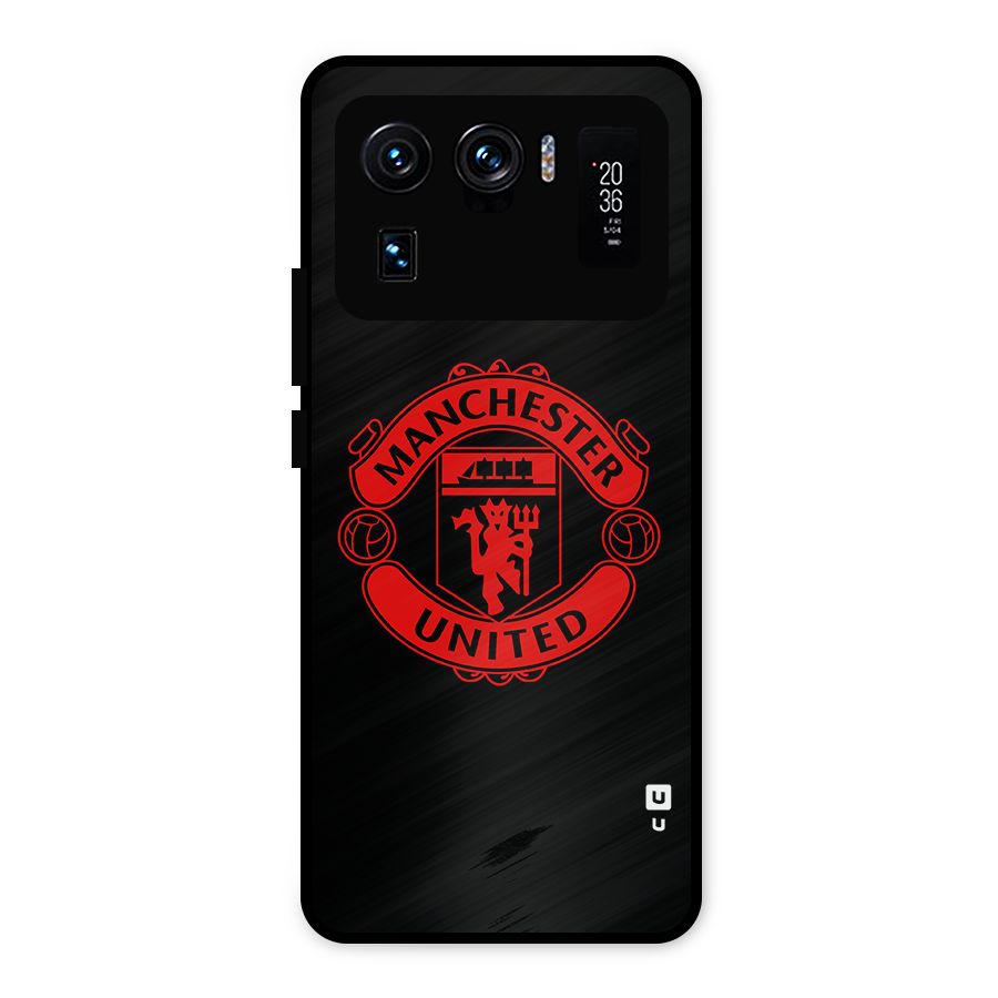 Bold Mancheter United Metal Back Case for Mi 11 Ultra