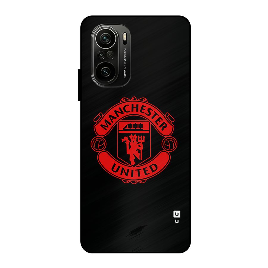 Bold Mancheter United Metal Back Case for Mi 11x