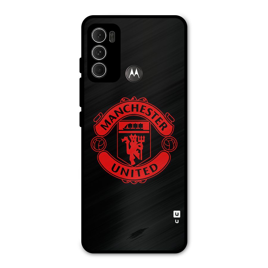 Bold Mancheter United Metal Back Case for Moto G60
