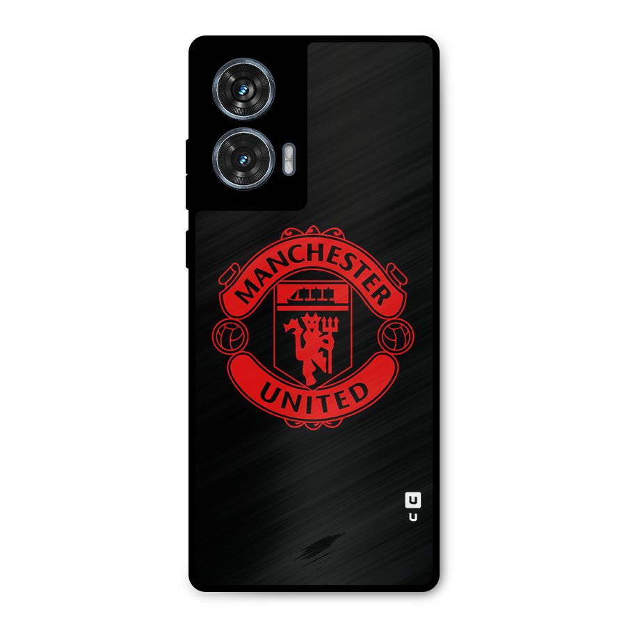 Bold Mancheter United Metal Back Case for Motorola G96