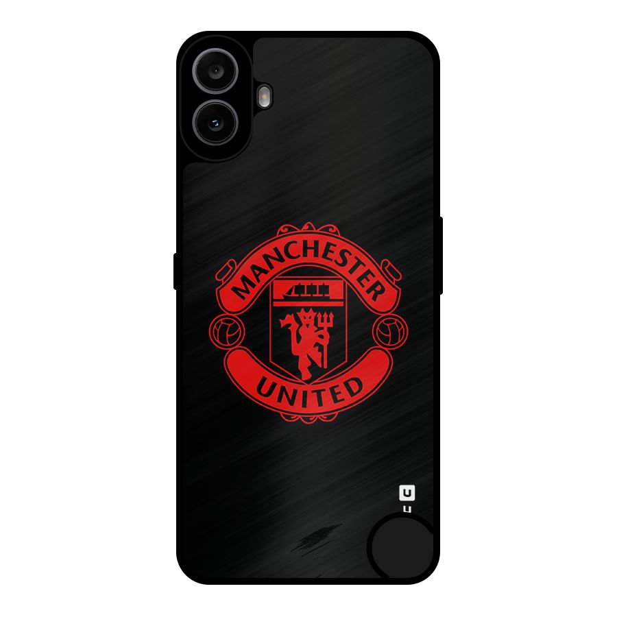 Bold Mancheter United Metal Back Case for Nothing CMF Phone 1