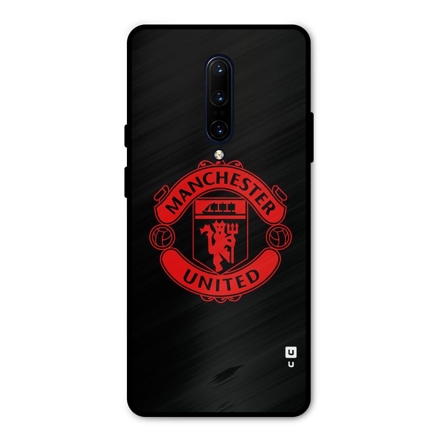 Bold Mancheter United Metal Back Case for OnePlus 7 Pro