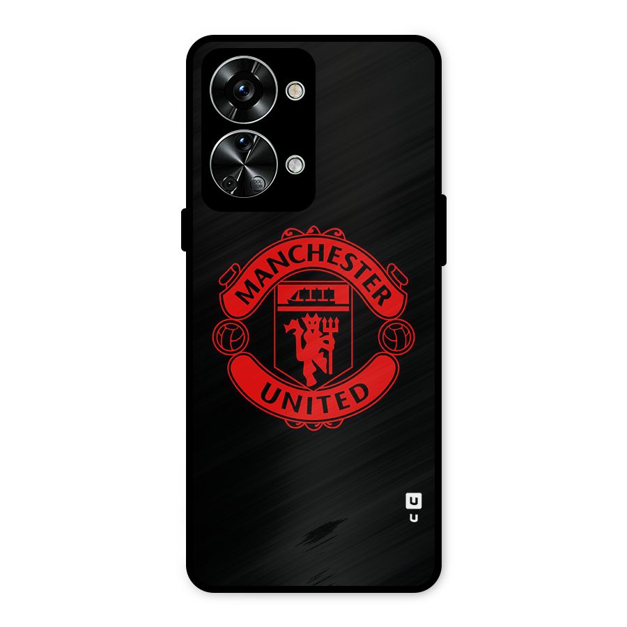 Bold Mancheter United Metal Back Case for OnePlus Nord 2T