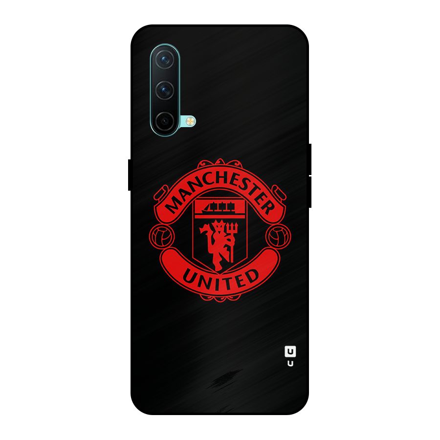 Bold Mancheter United Metal Back Case for OnePlus Nord CE 5G