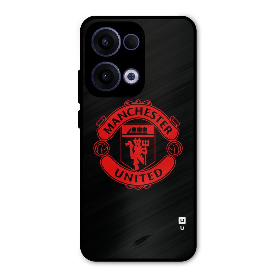 Bold Mancheter United Metal Back Case for Oppo Reno13