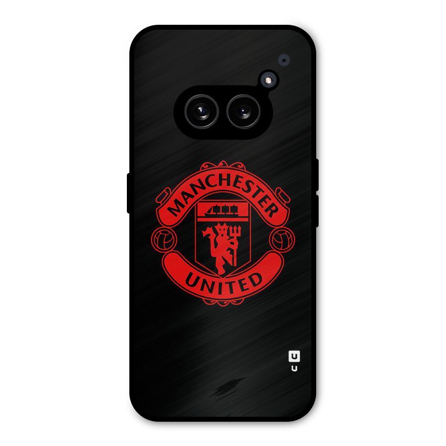 Bold Mancheter United Metal Back Case for Nothing Phone 2a