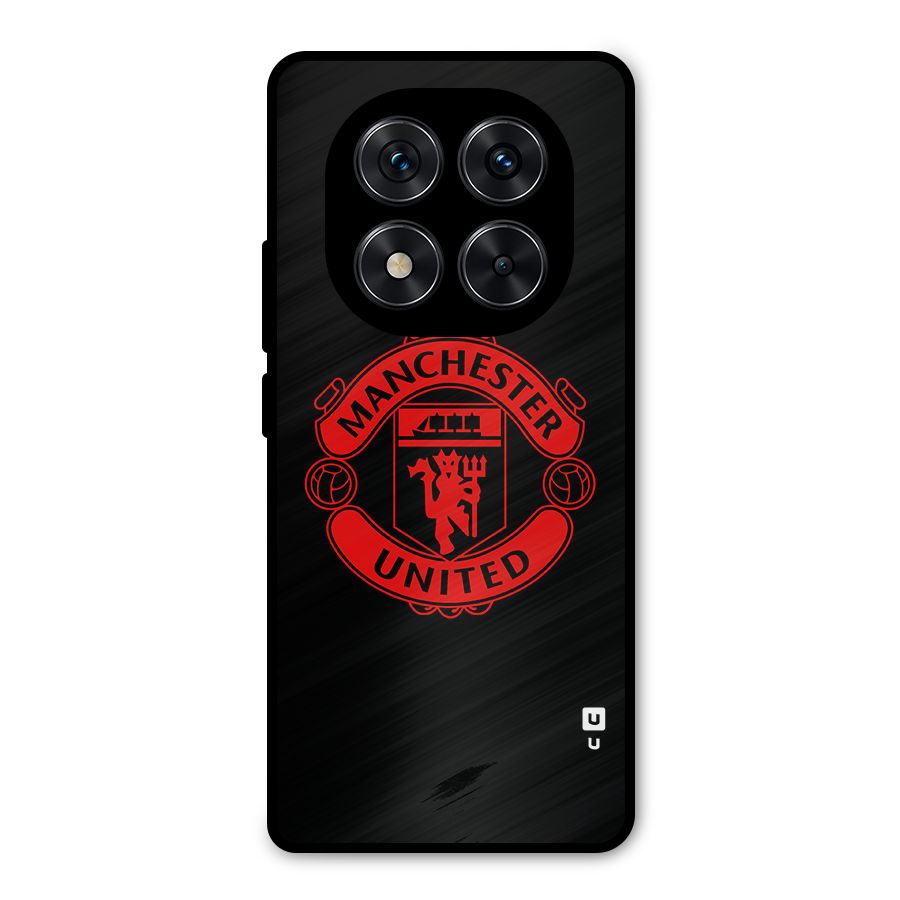 Bold Mancheter United Metal Back Case for Poco X7