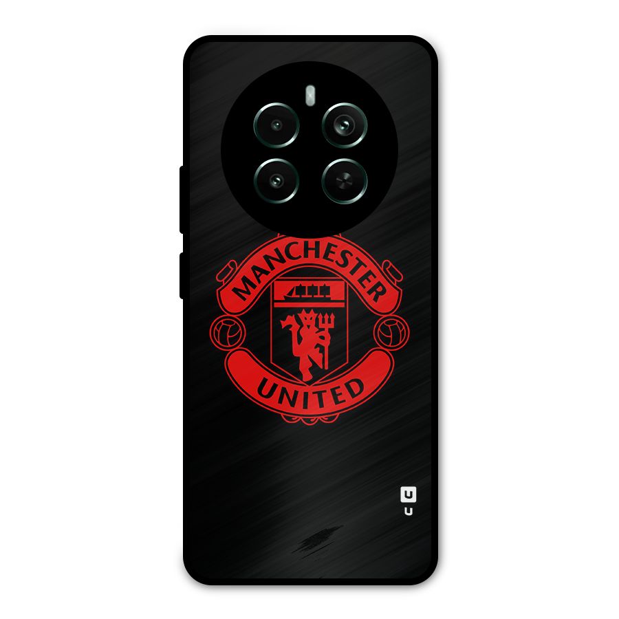 Bold Mancheter United Metal Back Case for Realme 12 Pro Plus