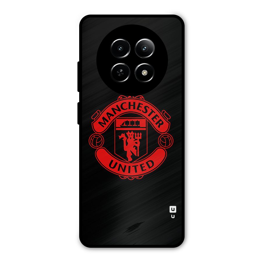 Bold Mancheter United Metal Back Case for Realme 13