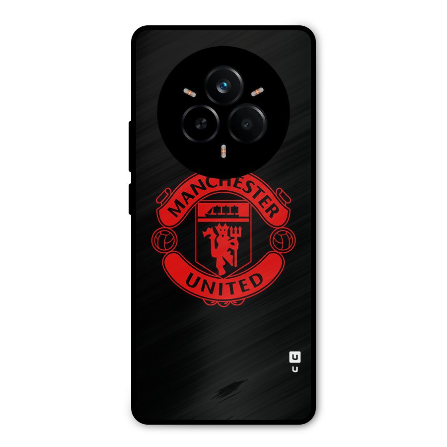 Bold Mancheter United Metal Back Case for Realme 14 Pro