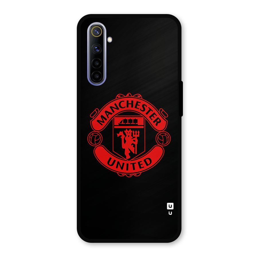 Bold Mancheter United Metal Back Case for Realme 6i