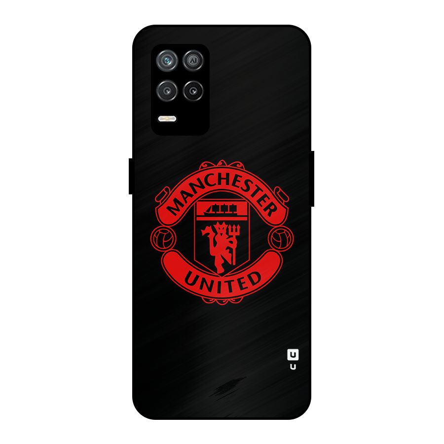 Bold Mancheter United Metal Back Case for Realme 8 5G