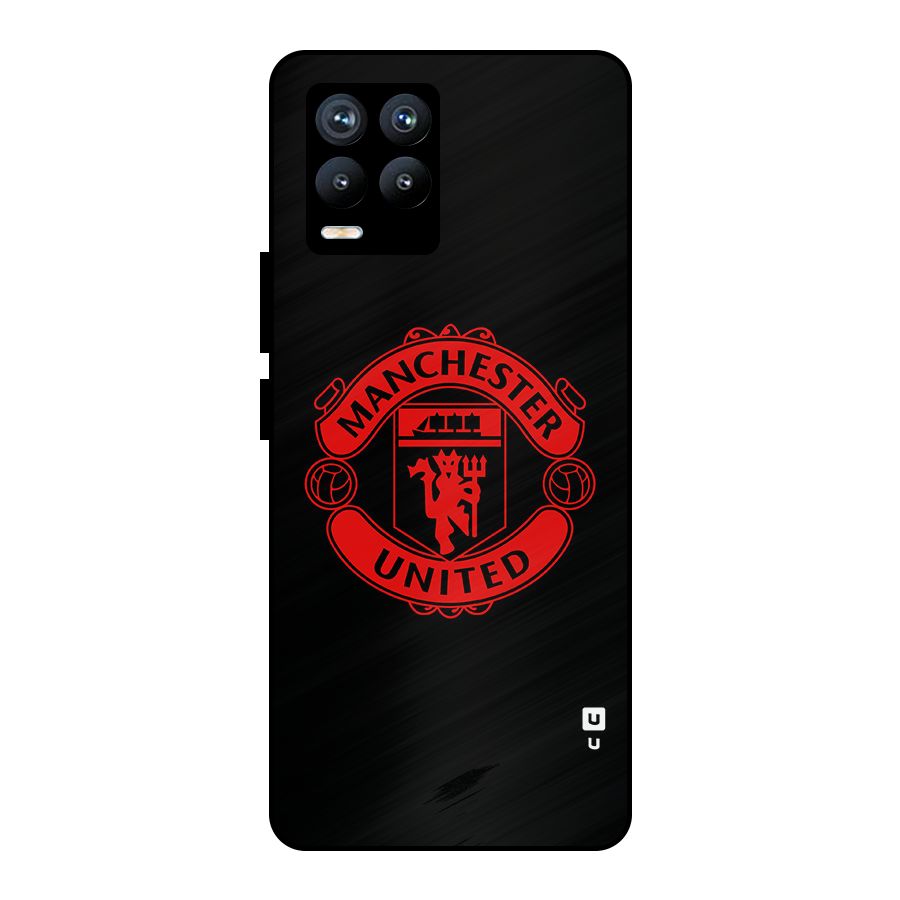 Bold Mancheter United Metal Back Case for Realme 8 Pro