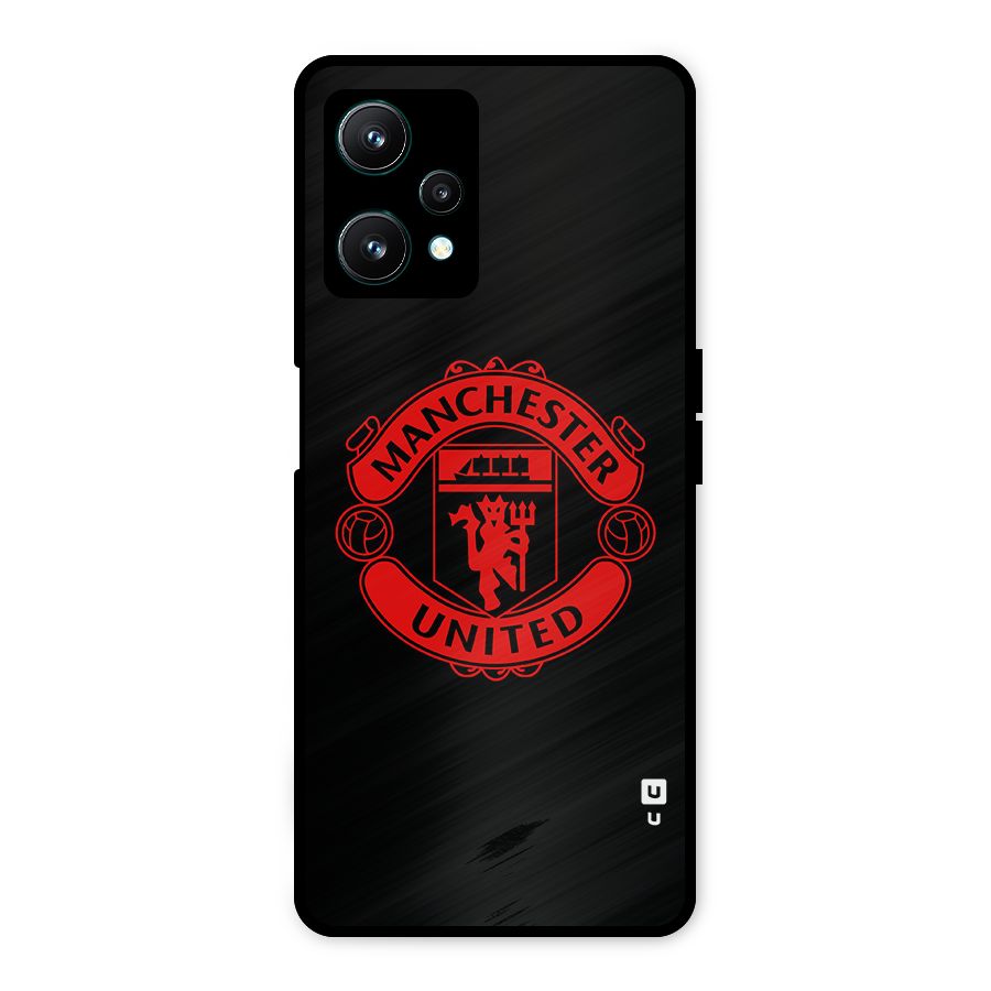 Bold Mancheter United Metal Back Case for Realme 9 Pro 5G