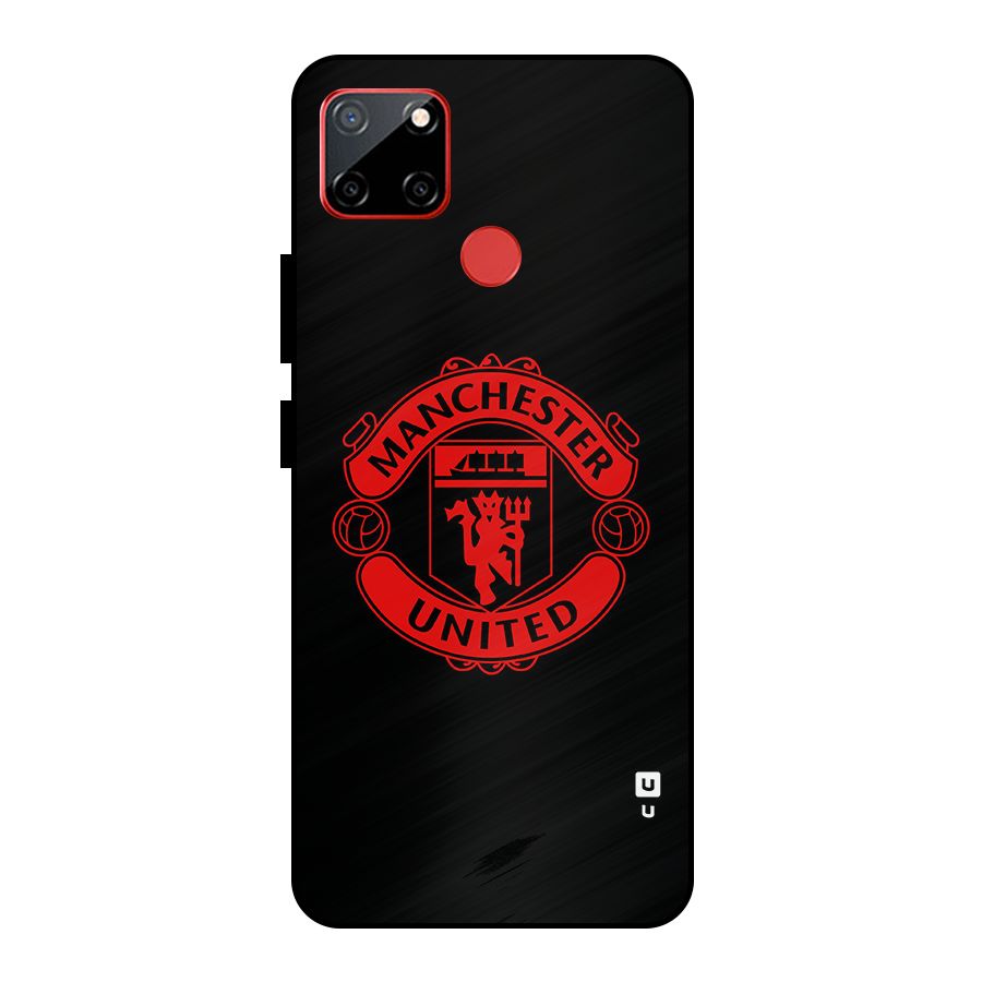 Bold Mancheter United Metal Back Case for Realme C12