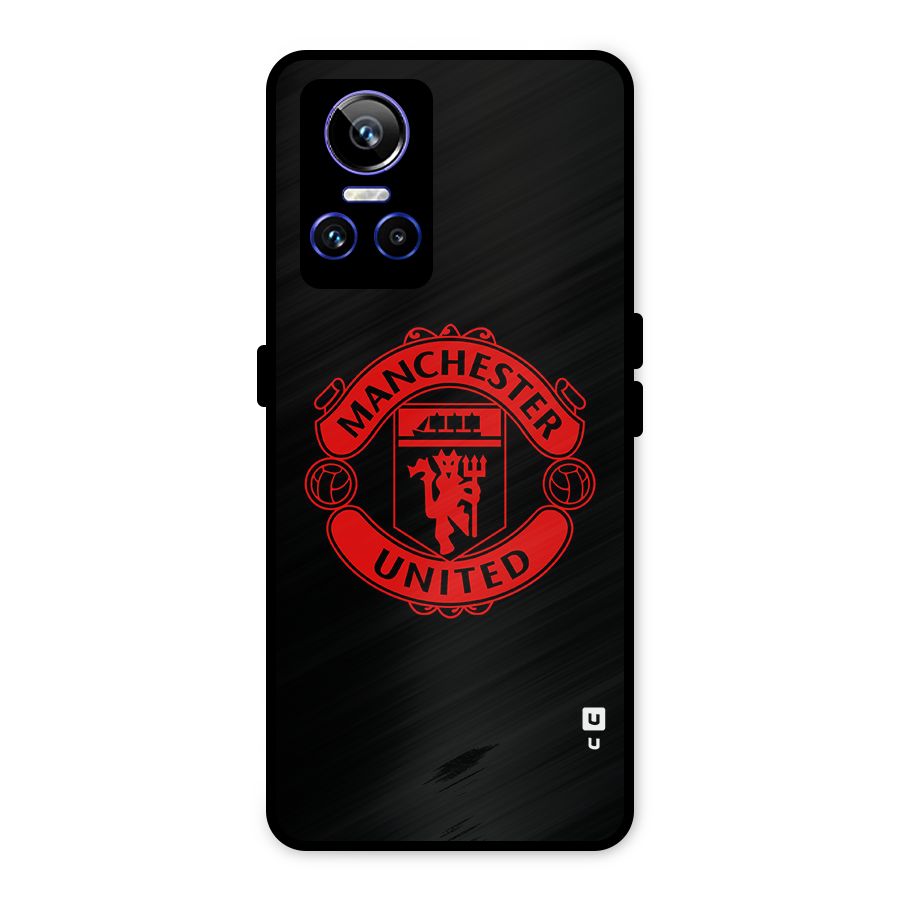 Bold Mancheter United Metal Back Case for Realme GT Neo 3
