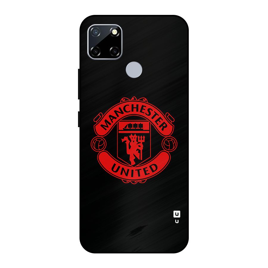Bold Mancheter United Metal Back Case for Realme Narzo 20