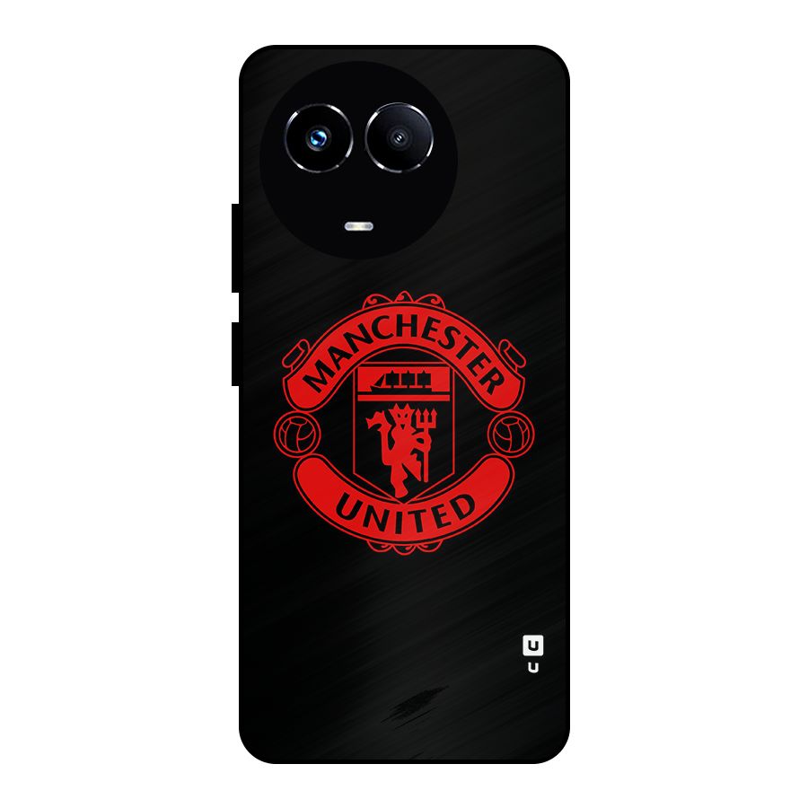 Bold Mancheter United Metal Back Case for Realme Narzo 60X