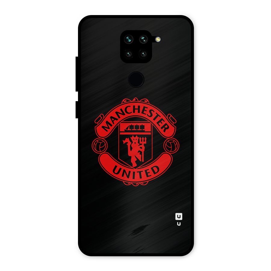 Bold Mancheter United Metal Back Case for Redmi Note 9