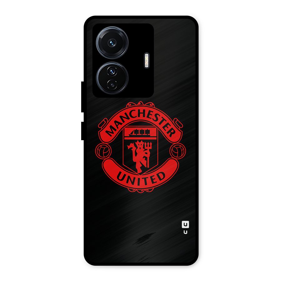 Bold Mancheter United Metal Back Case for Vivo T1 Pro