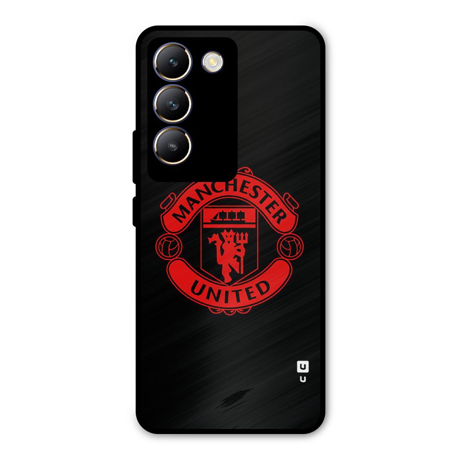 Bold Mancheter United Metal Back Case for Vivo T3 5G