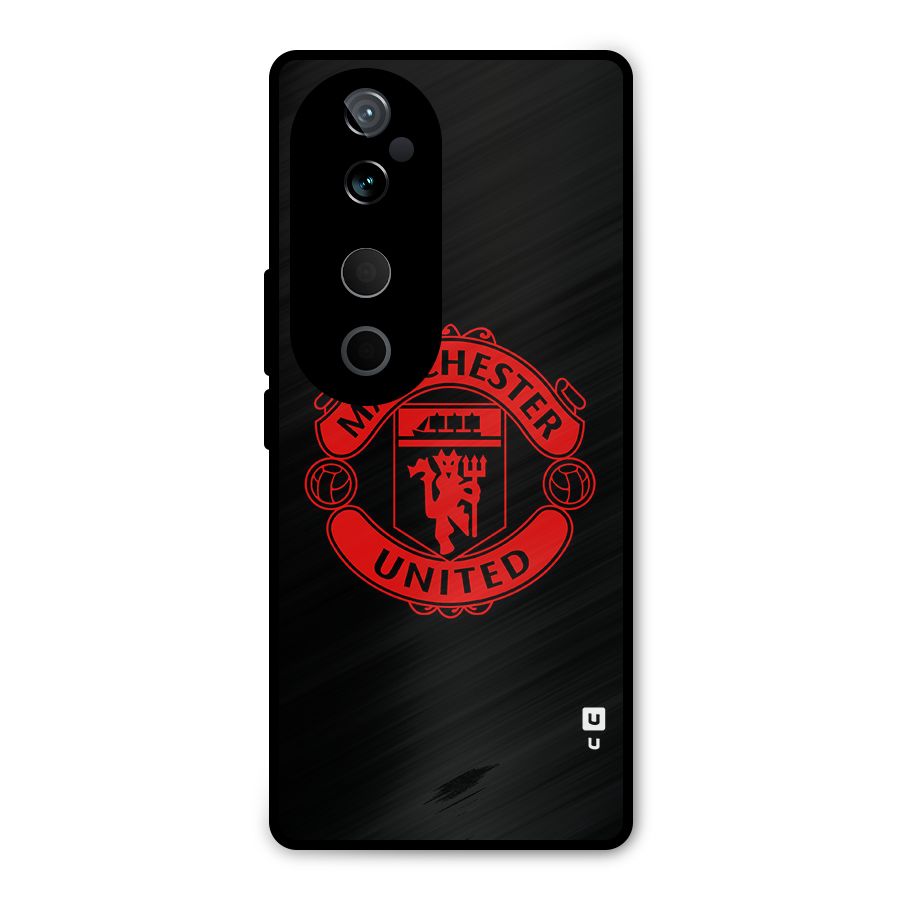 Bold Mancheter United Metal Back Case for Vivo T3 Ultra